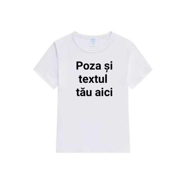 Tricou alb adulți
