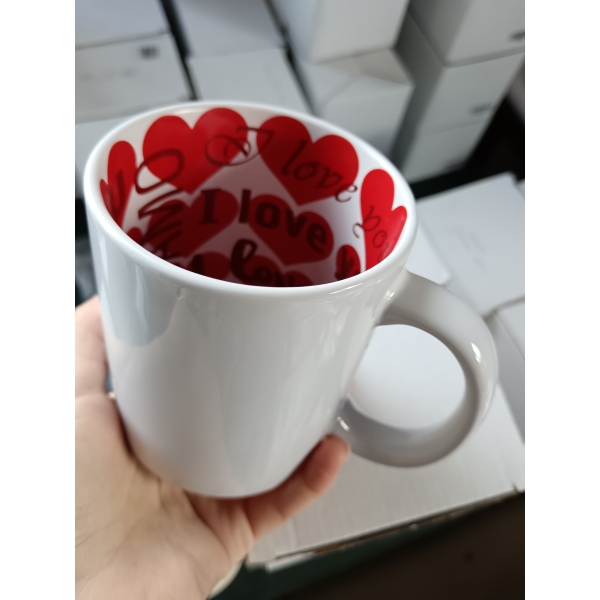 Cană albă LOVE