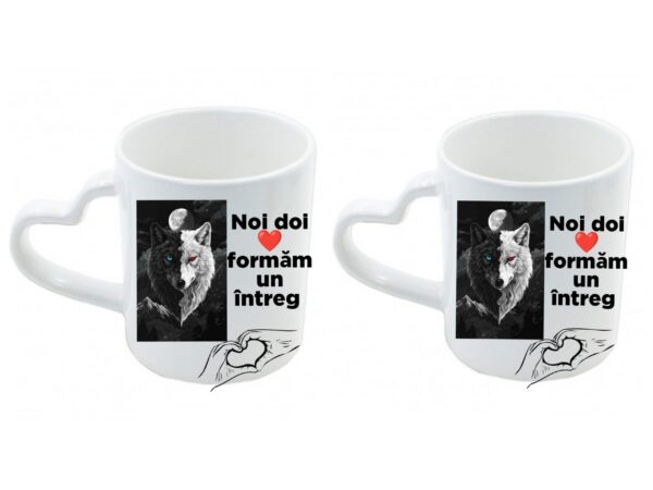 Set căni personalizate ,, Noi doi"