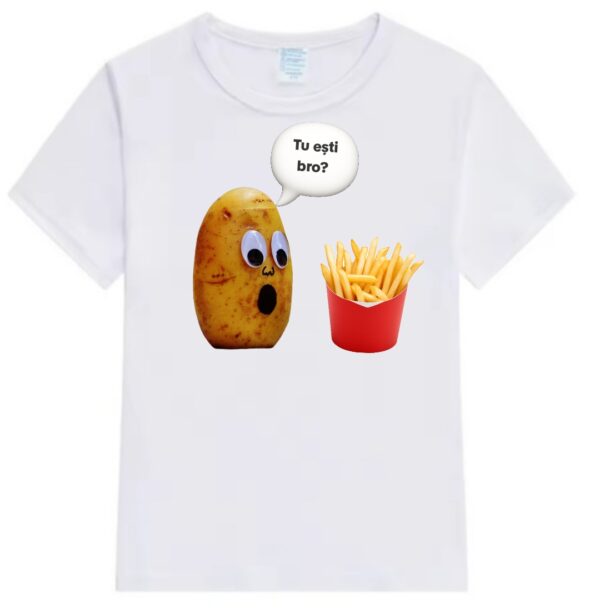 Tricou personalizat, cartof