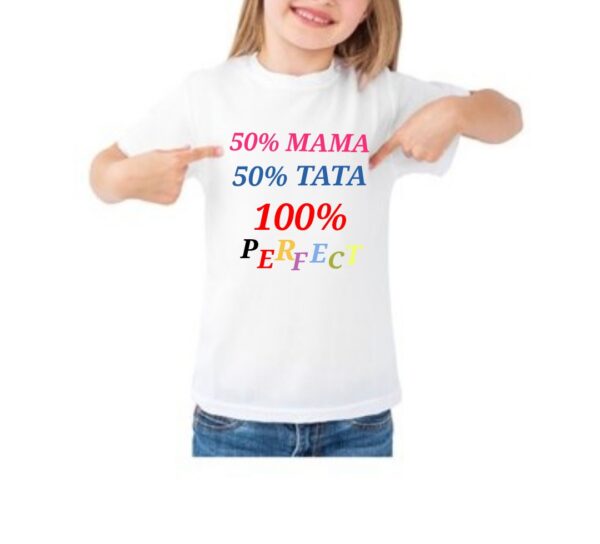 Tricou unisex copii personalizat 100% perfect